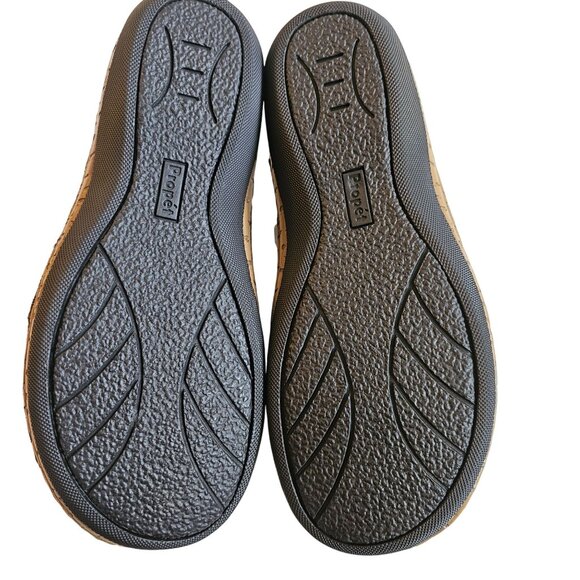 Propet Jenna Womens Brown Leather Sandals Sz 9 Wide Width - Picture 5 of 9